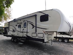 Air conditioned RV trailer in quiet caravan site Latest Offers